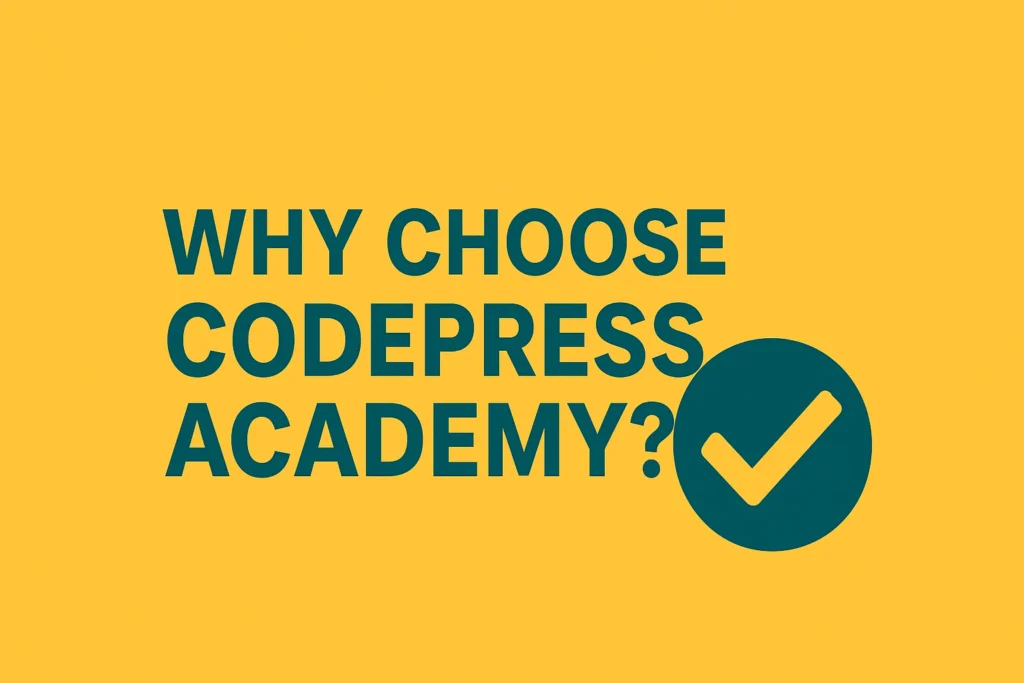 Why Choose CodePress Academy Image